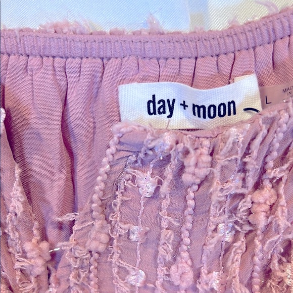 Elegant Pink Ruffled Jumpsuit - Picture 2 of 9